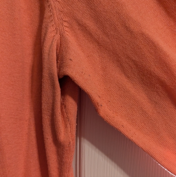 Old Navy Coral Orange Cardigan size XXL Tall - Picture 6 of 7